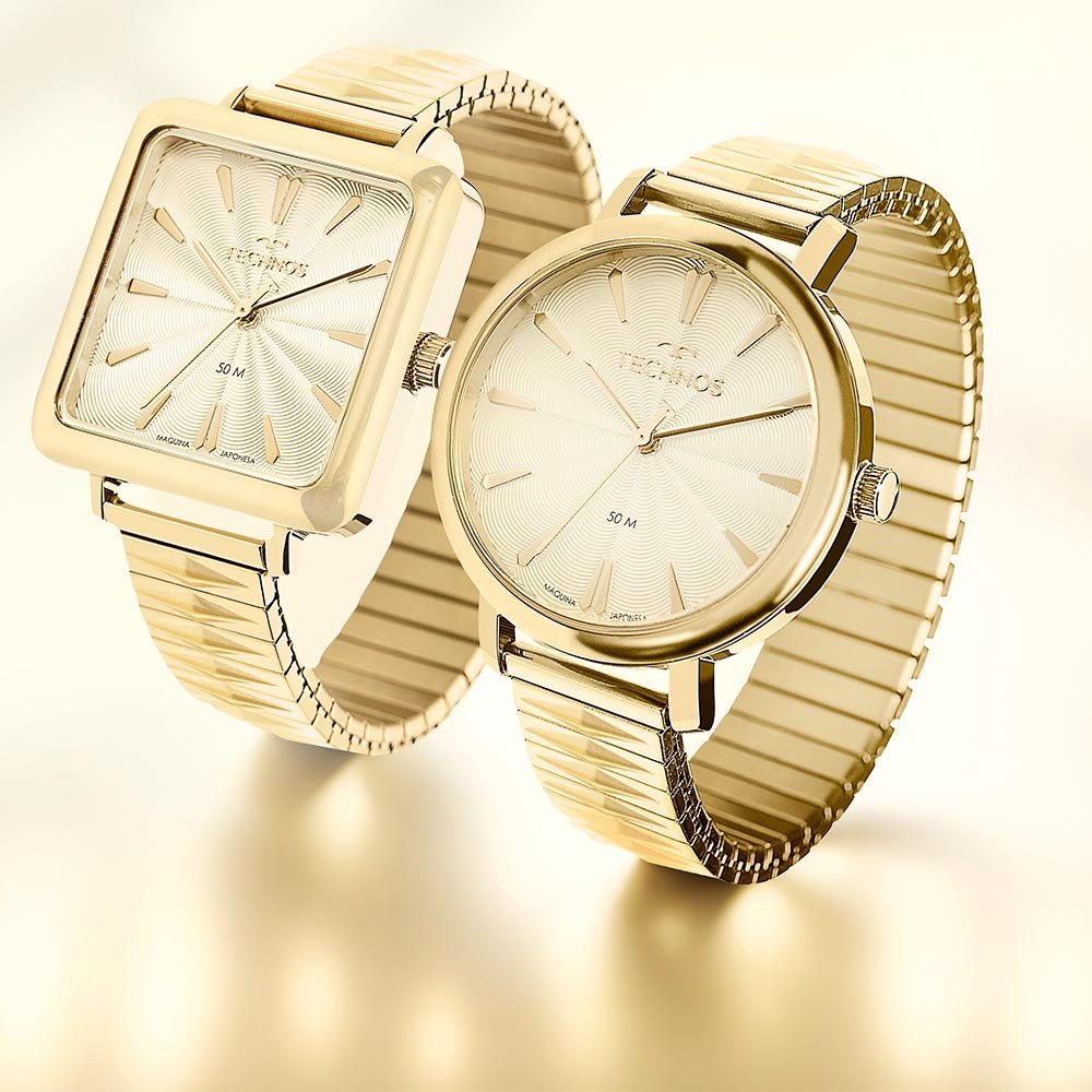 Relógio Technos Feminino Style Dourado - 2036MSK/1D Multicores 5