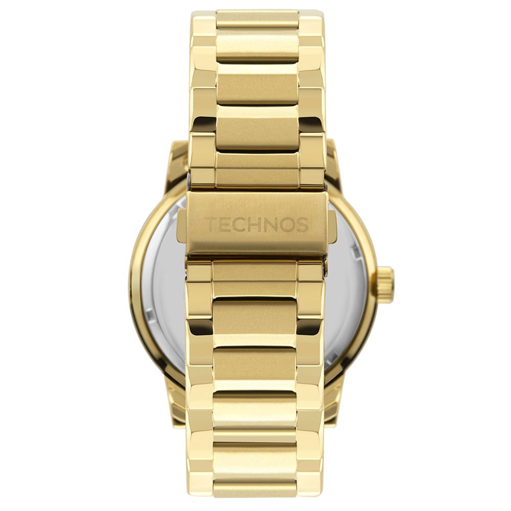 Relógio Technos Masculino Golf Dourado - 2115TTS/1D Multicores 3