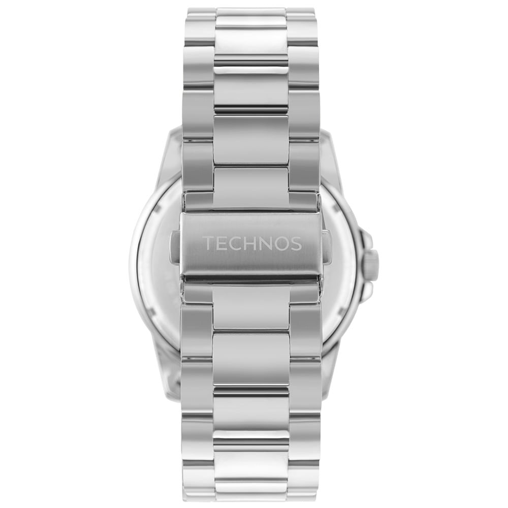 Relógio Technos Masculino Militar Prata - 2115NAF/1P Multicores 3