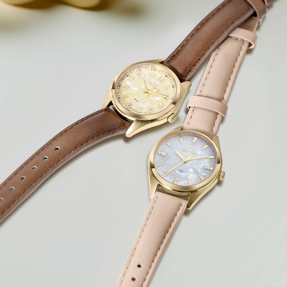 Relógio Technos Feminino Boutique Dourado - 2036MSA/0X Multicores 4