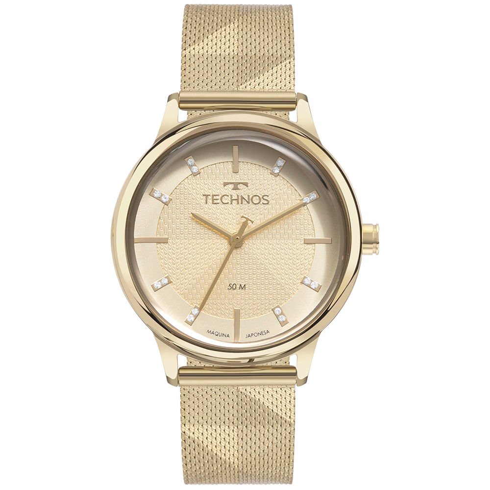 Relógio Technos Feminino Style Dourado - 2036MRJ/1X Dourado 1