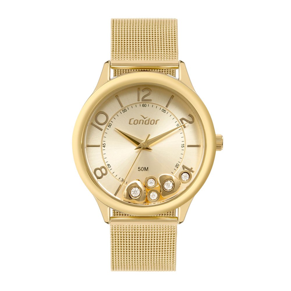 Relógio Condor Feminino Mimos E Sutilezas Dourado - COPC21JGI/4D