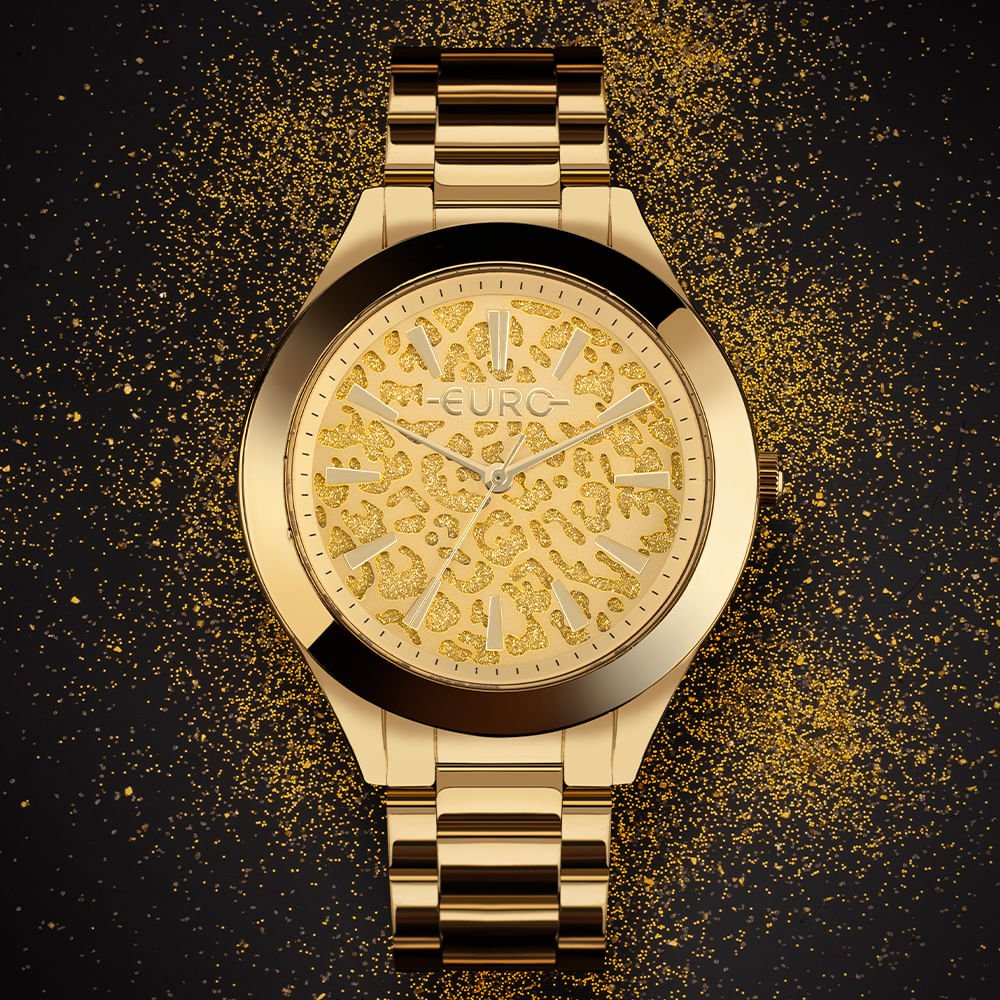 Relógio Euro Feminino Glitz Dourado - EU2036YTV/4D Dourado 2
