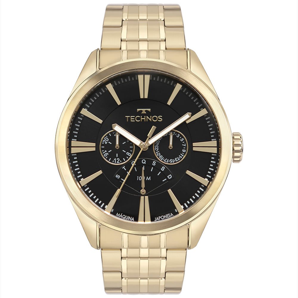 Relógio Technos Masculino Grandtech Dourado - JR20AA/1D Dourado 1