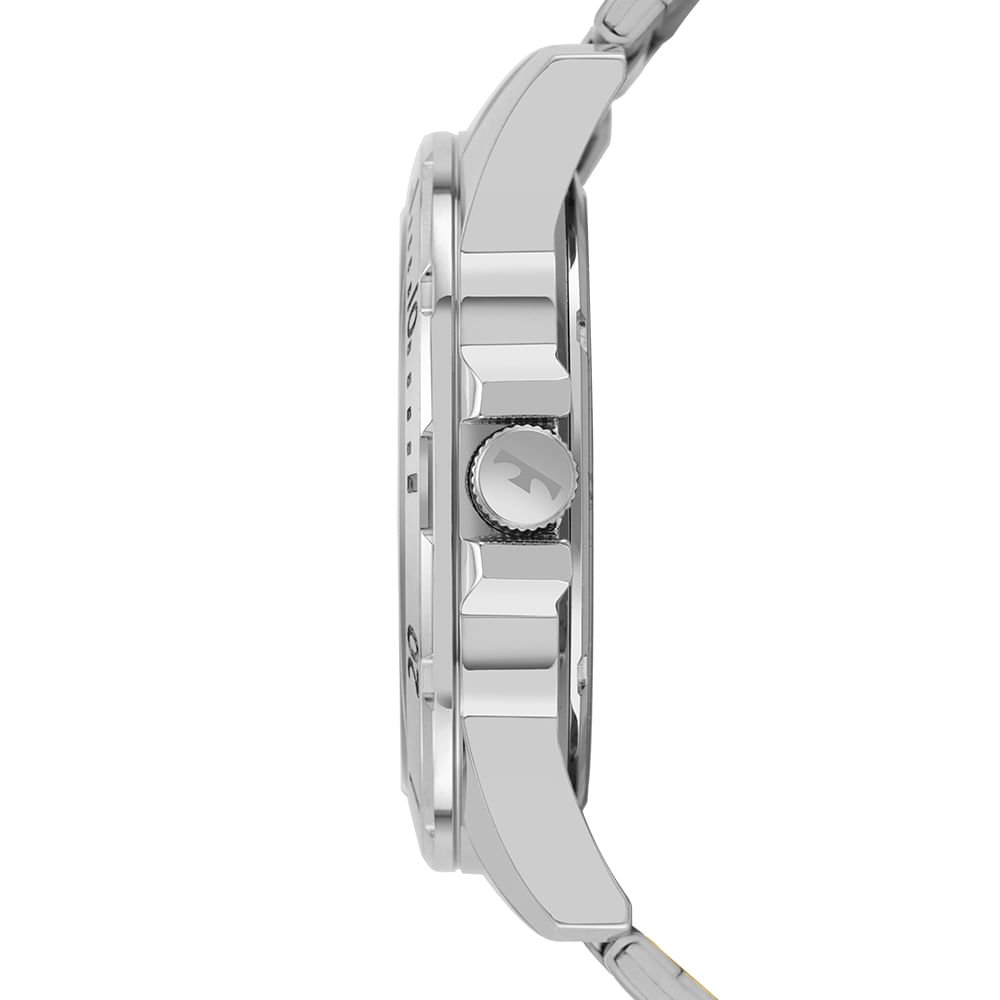 Relógio Technos Masculino Militar Prata - 2115MYK/1K Prata 2