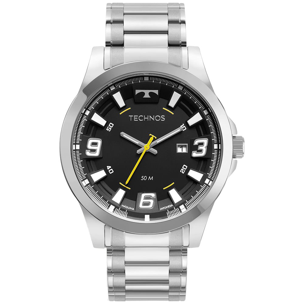 Relógio Technos Masculino Racer Prata - 2115MXRS/1P