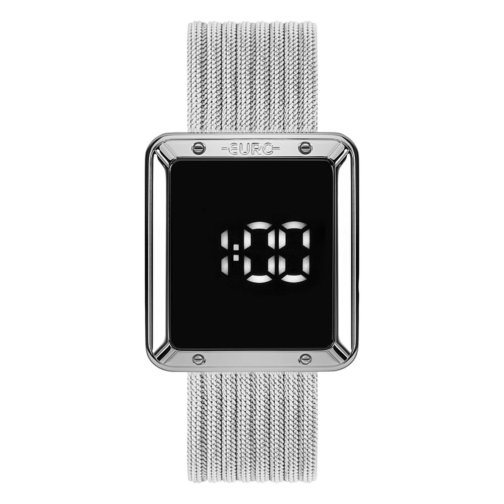 Relógio Euro Feminino Fashion Fit Led Prata - EUBJ3937AD/4F Prata 1