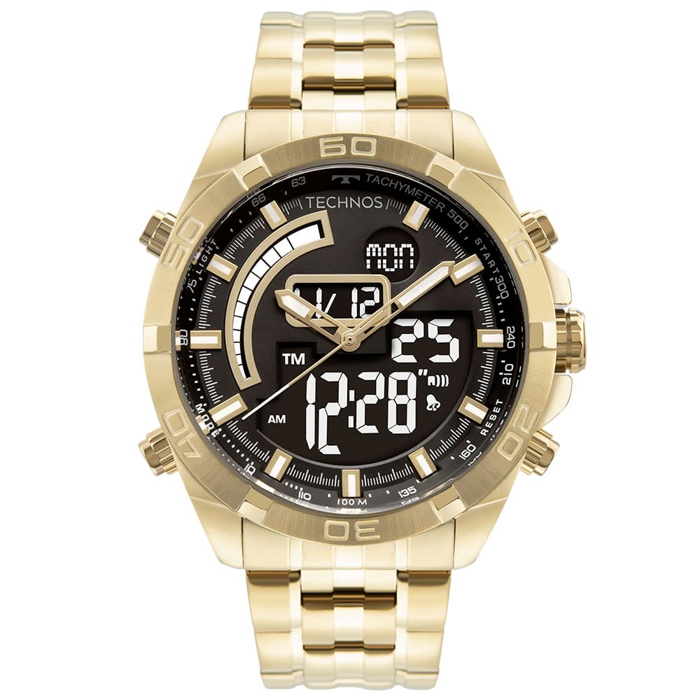 Relógio Technos Masculino Ts Digitech Dourado - BJ3496AA/1D Dourado 1