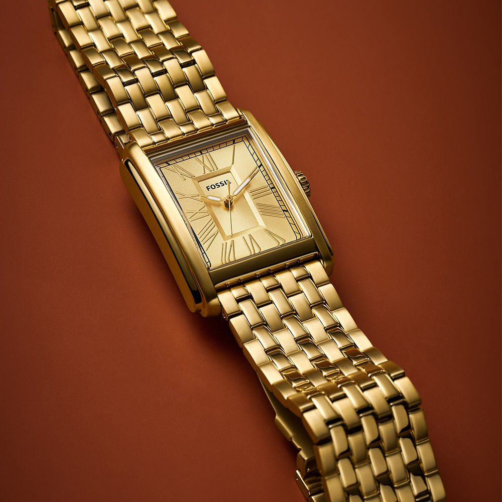 Relógio Fossil Masculino Carraway Dourado - FS6009/1DN Dourado 4