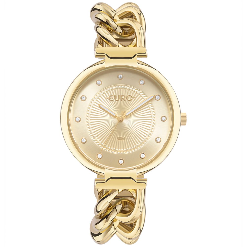 Relógio Euro Feminino Chains Dourado - EU2035YTT/4D Dourado 2