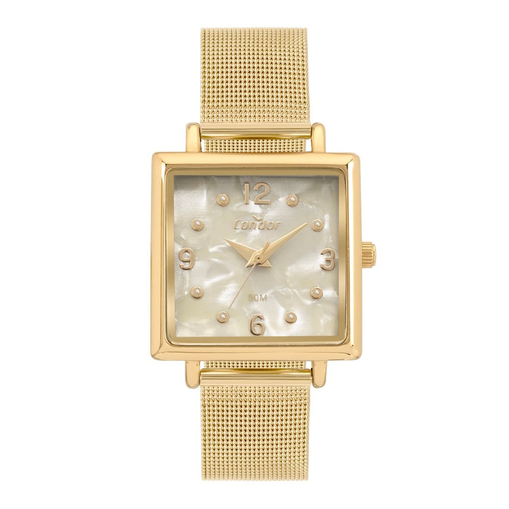 Relógio Condor Feminino Elegante Dourado - COPC21JJD/4X
