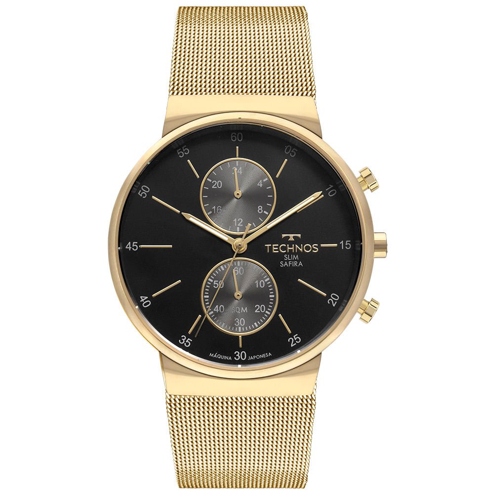 Relógio Technos Masculino Slim Dourado - VD36AA/1P Dourado 1