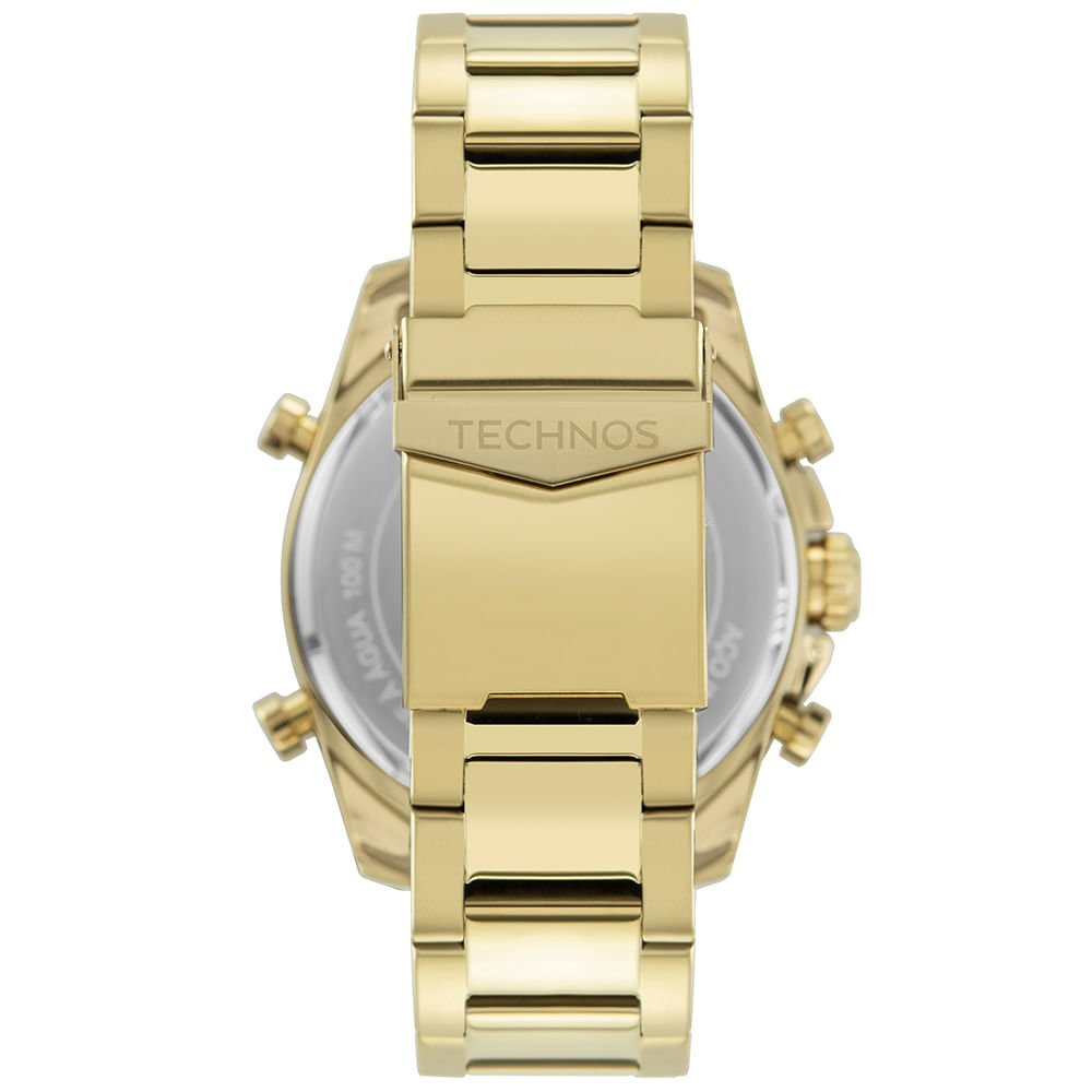 Relógio Technos Masculino Digitech Dourado - BJK626AB/1D Dourado 3