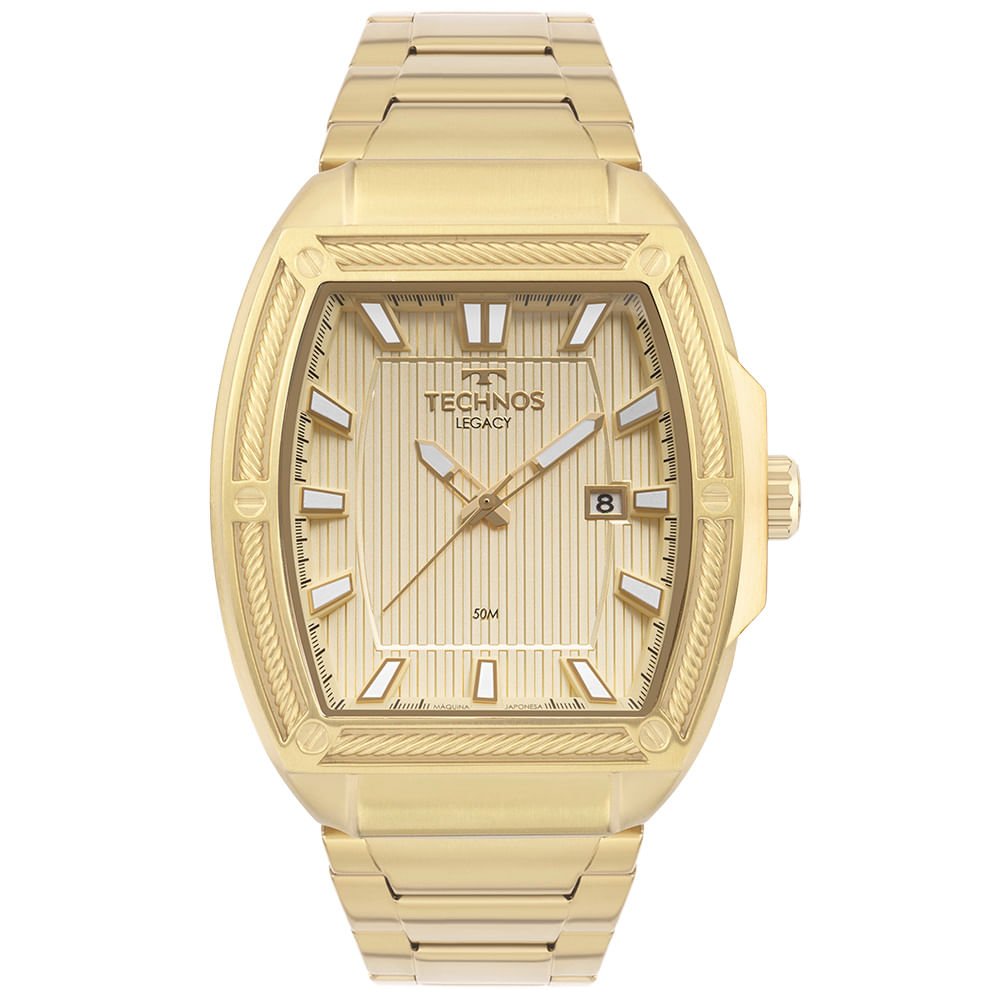 Relógio Technos Masculino Legacy Dourado - 2315LAK/1D Dourado 1
