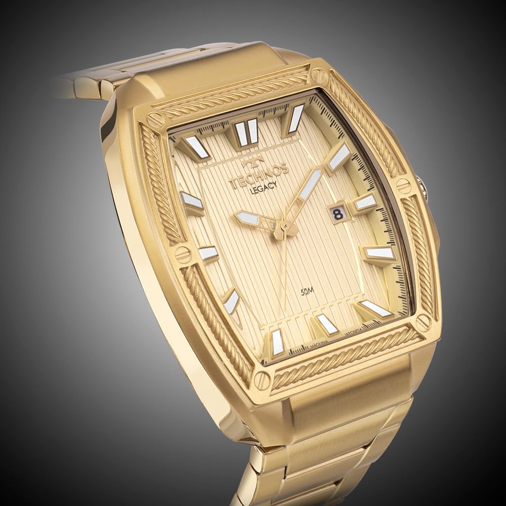 Relógio Technos Masculino Legacy Dourado - 2315LAK/1D Dourado 2
