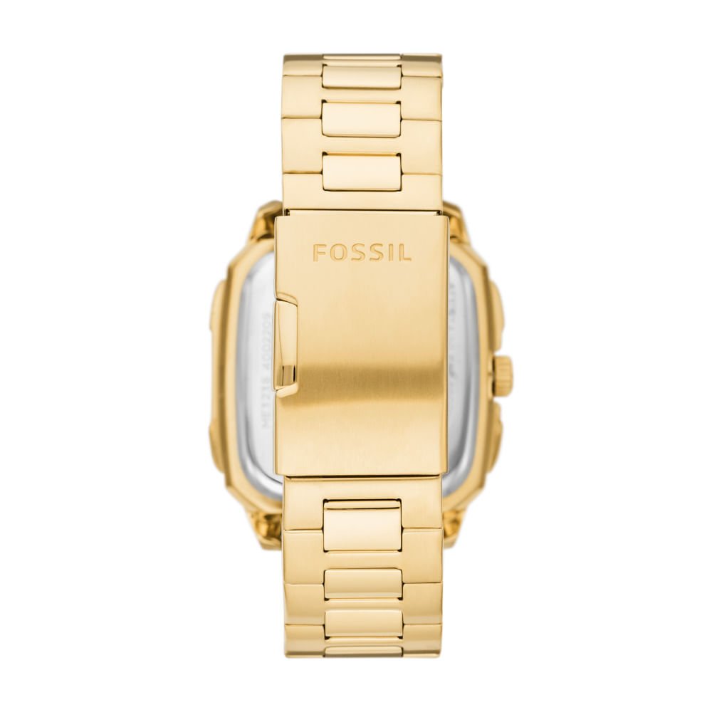 Relógio Fossil Masculino Inscription Dourado - ME3239/1DN Dourado 3