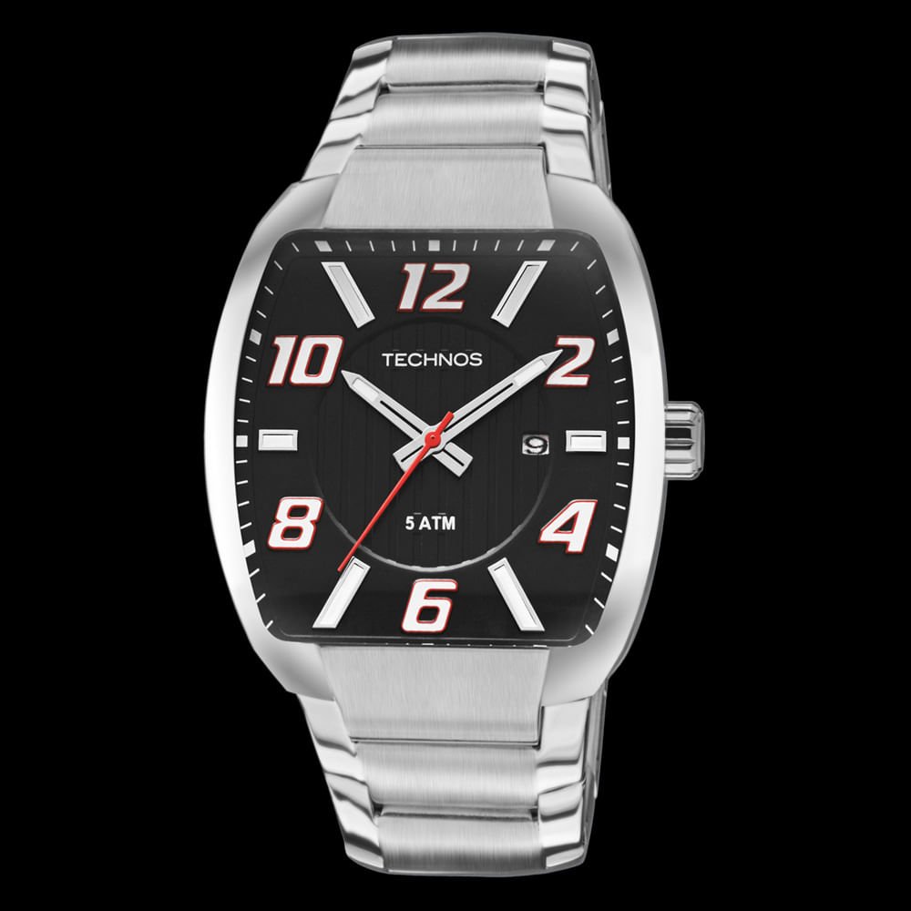 Relógio Technos Masculino Racer Prata 2115KLL/1P Prata 1