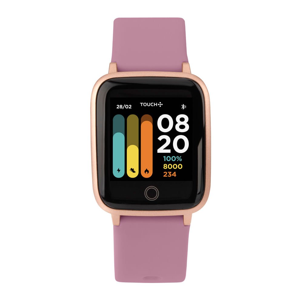 Smartwatch Touch Unissex  Rosa - TWGOAB/8T Rosa 1