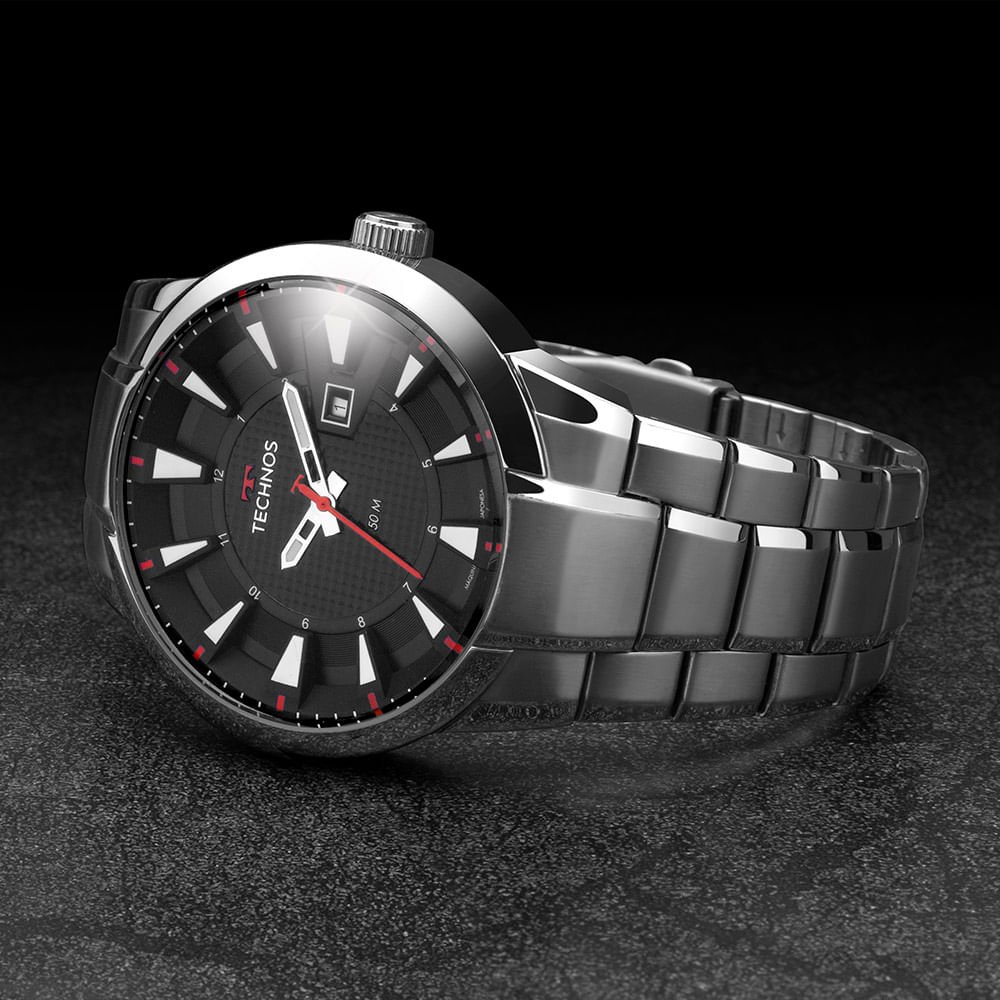 Relógio Technos Masculino Skymaster Prata - 2117LDB/1P Prata 2