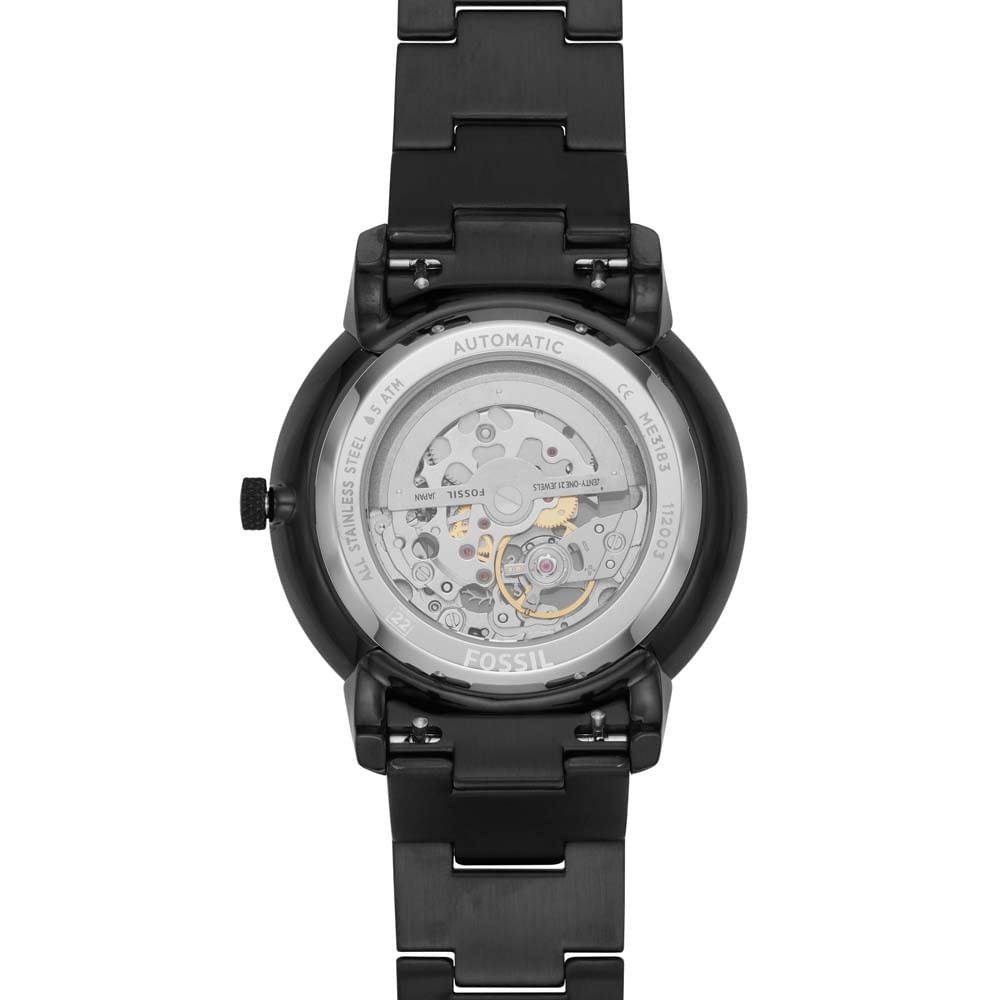 Relógio Fossil Masculino Neutra Preto - ME3183/1PN Preto 5