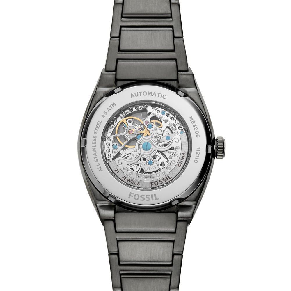 Relógio Fossil Masculino Everett Grafite - ME3206/1FN Grafite 4