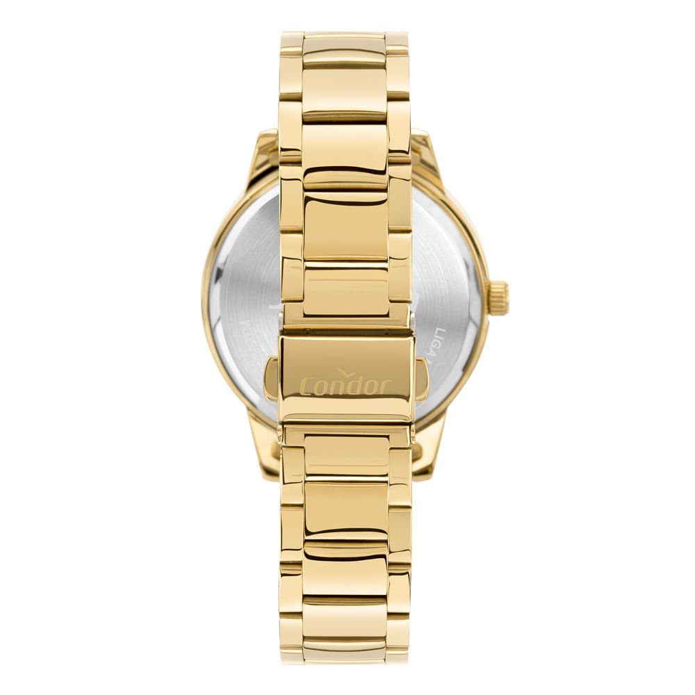 Relógio Condor Feminino Dia A Dia Dourado - CO2036MWX/K4K Dourado 3
