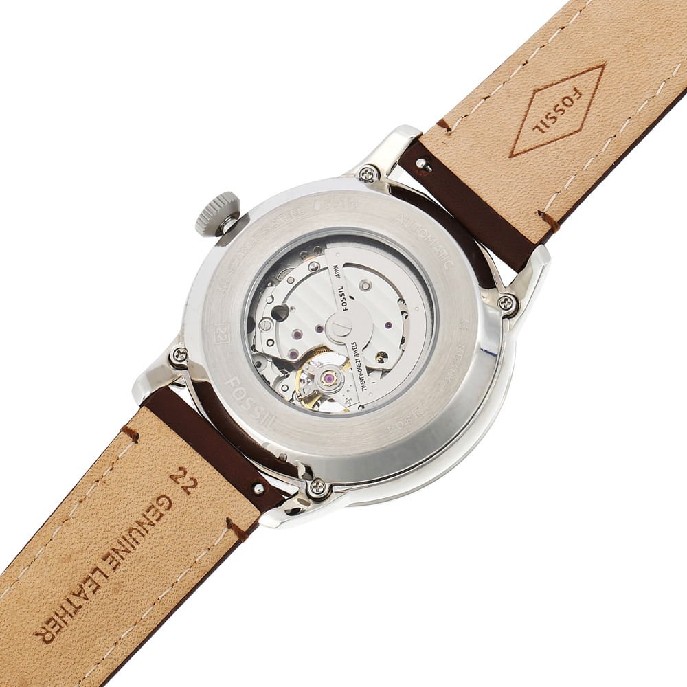 Relógio Fossil Masculino Townsman Prata - ME3061/0KN Prata 9