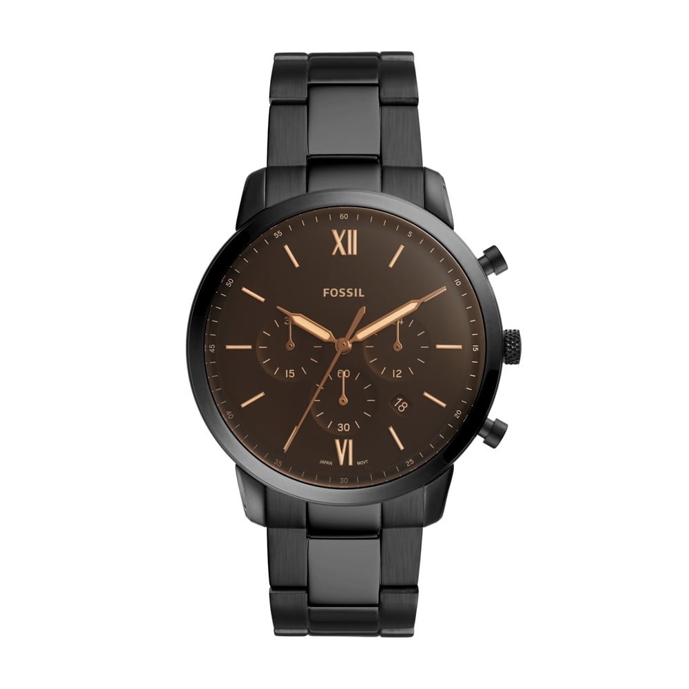 Relógio Fossil Masculino Neutra Chrono Preto - FS5525/1PN Preto/Marrom 1