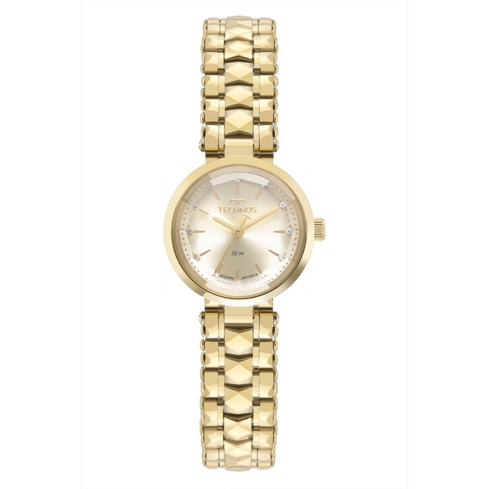 Relógio Technos Feminino Mini Joia Dourado - 2035MXIS/1X Dourado 1