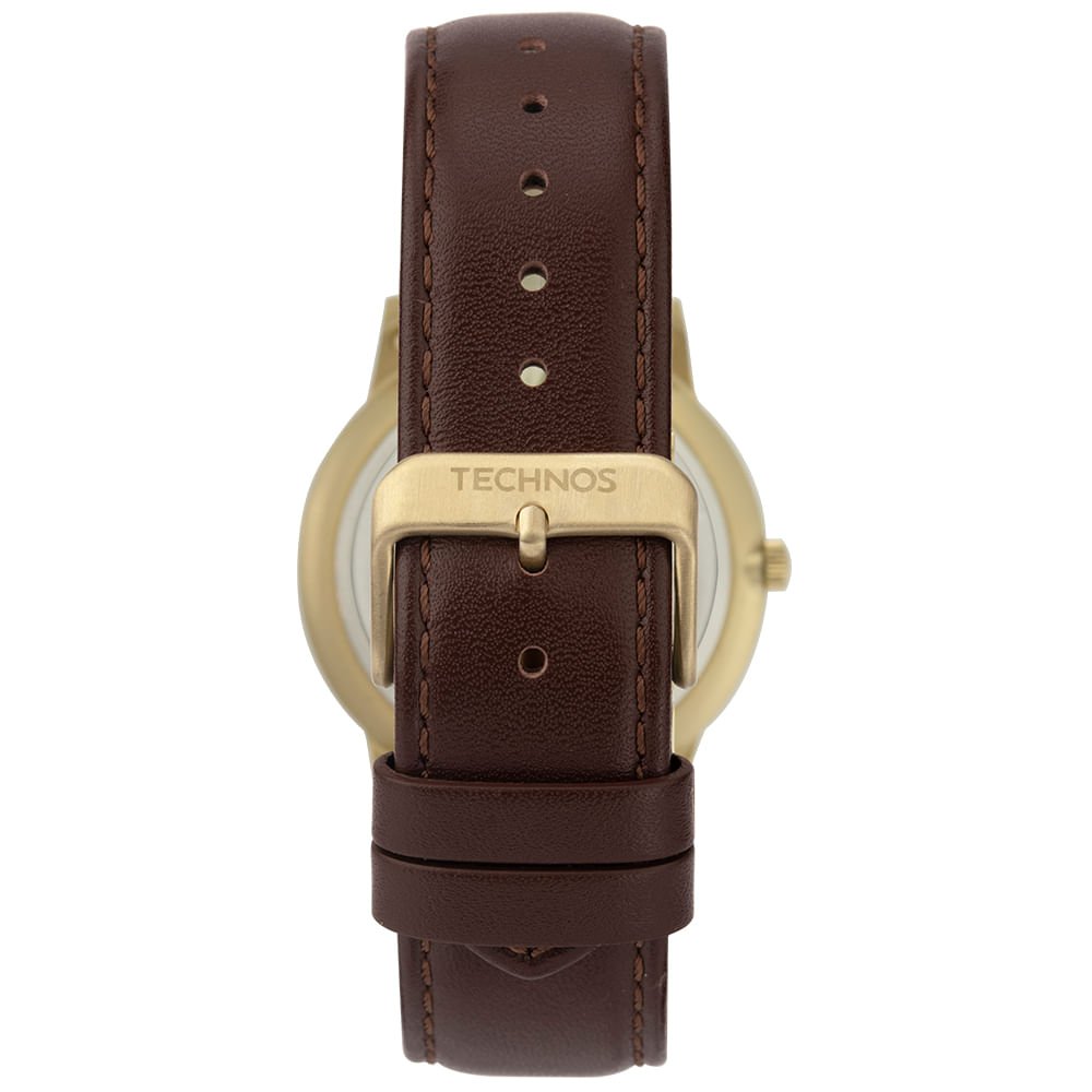 Relógio Technos Masculino Slim Dourado - GM10YU/0D Dourado 3