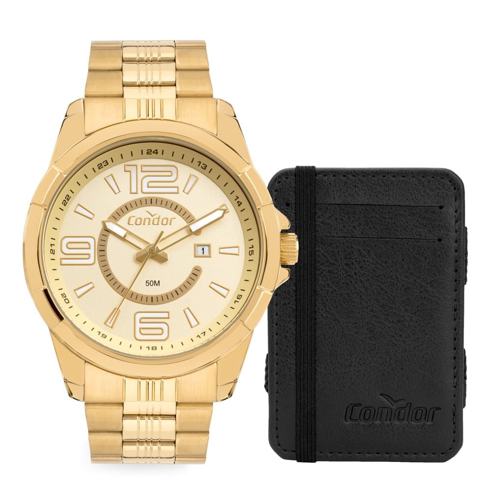 Kit Condor Masculino Speed Dourado - CO2115MVZ/K4X