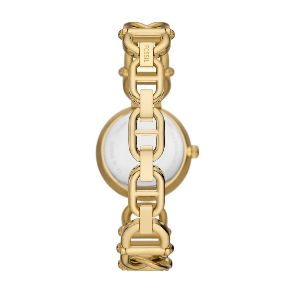Relógio Fossil Feminino Carlie Dourado - ES5272/1DN Dourado 3