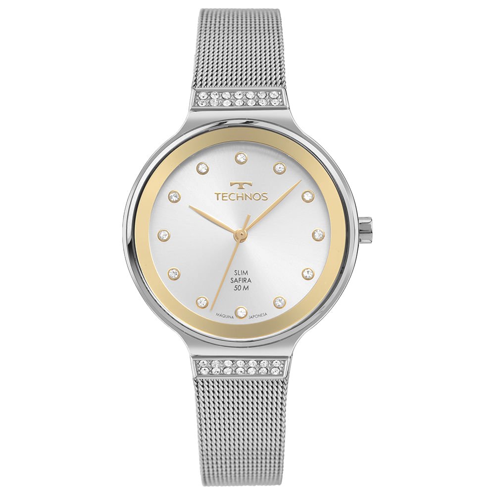 Relógio Technos Feminino Slim Prata - GL32BA/1K Prata 1