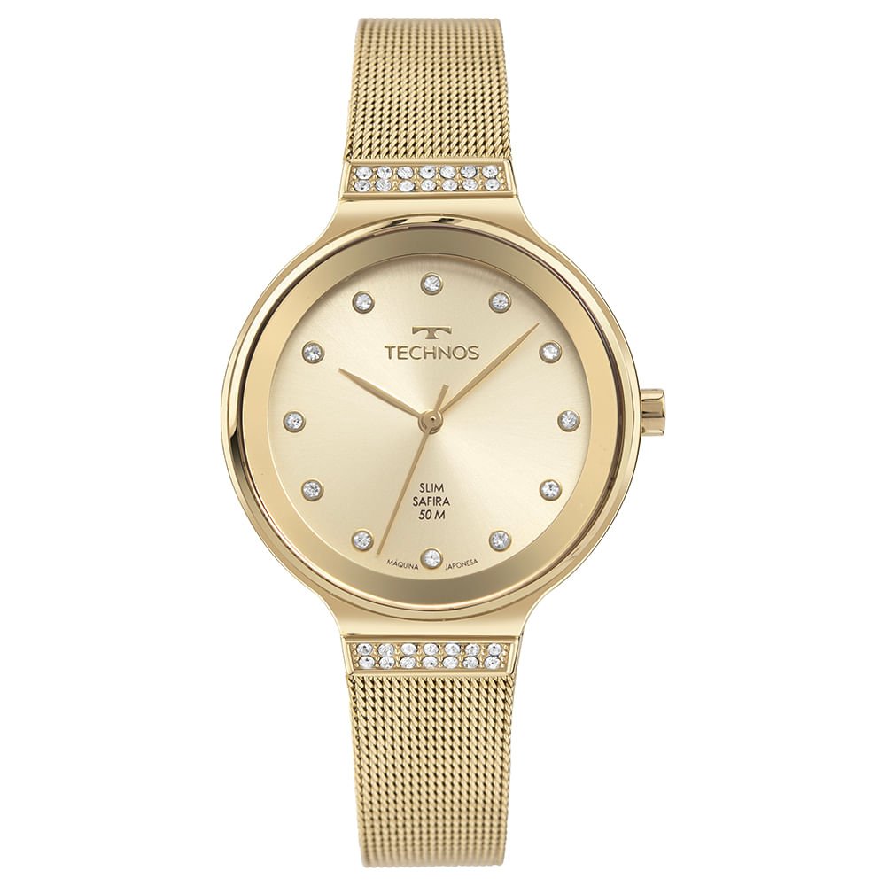 Relógio Technos Feminino Slim Dourado - GL32BD/1D Dourado 1