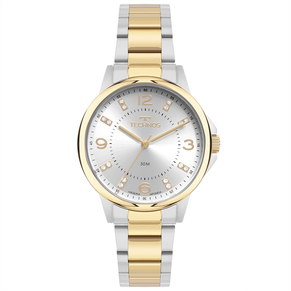 Relógio Technos Feminino Dress Bicolor - 2036MST/1K