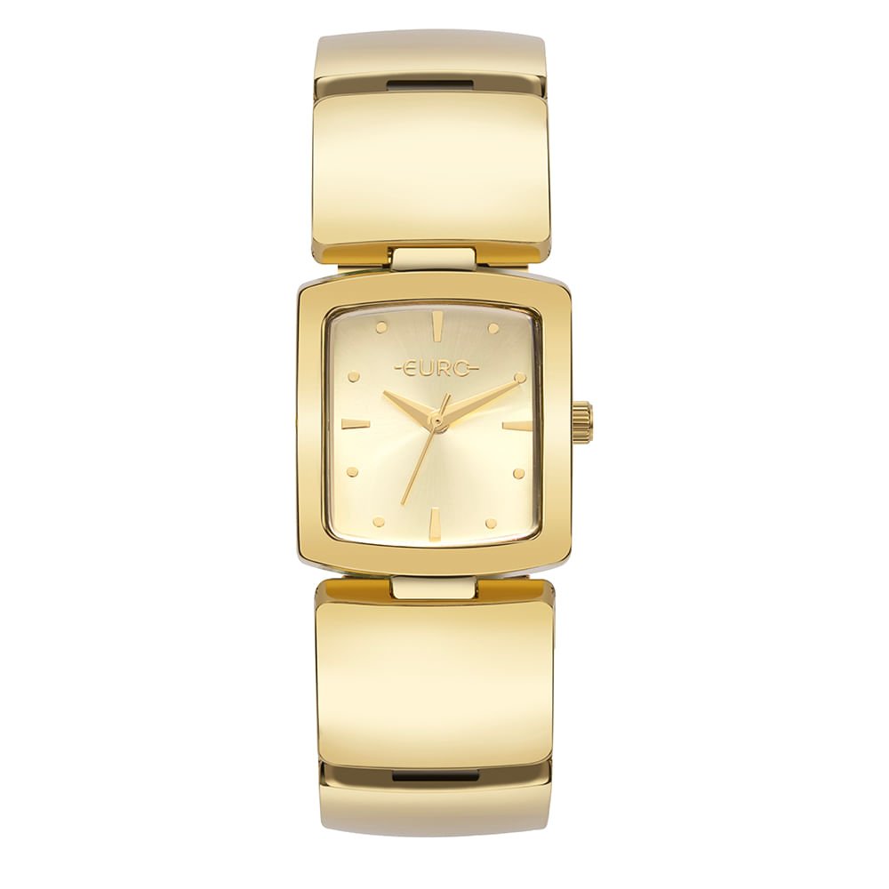 Relógio Euro Feminino Esmaltado Dourado - EU2035YWK/4D