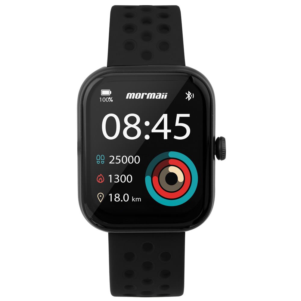 Relógio Smartwatch Mormaii Life Ultra Preto - MOLIFEUAI/8P Preto 1