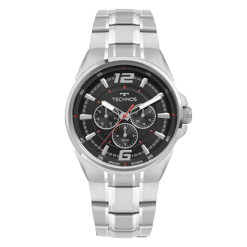 Relógio Technos Masculino Skymaster Prata - 6P29ALX/1P Prata 1