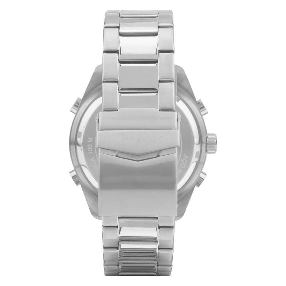 Relógio Technos Masculino Digitech Prata - YXD0645AAB/1A Prata 3