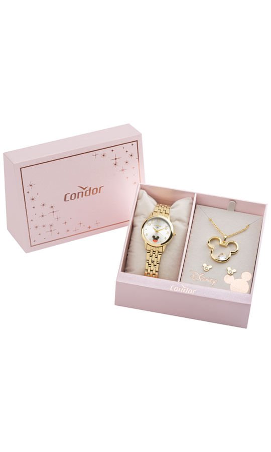Kit Condor Feminino Disney Mickey Dourado - CO2035NHE/KI4K Dourado 2