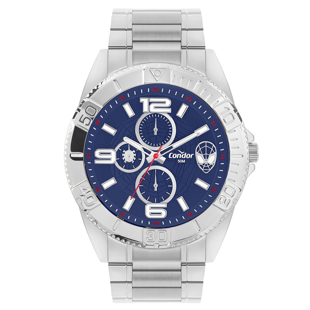 Kit Condor Masculino Marvel Homem Aranha Prata - CO6P27AE/I4A