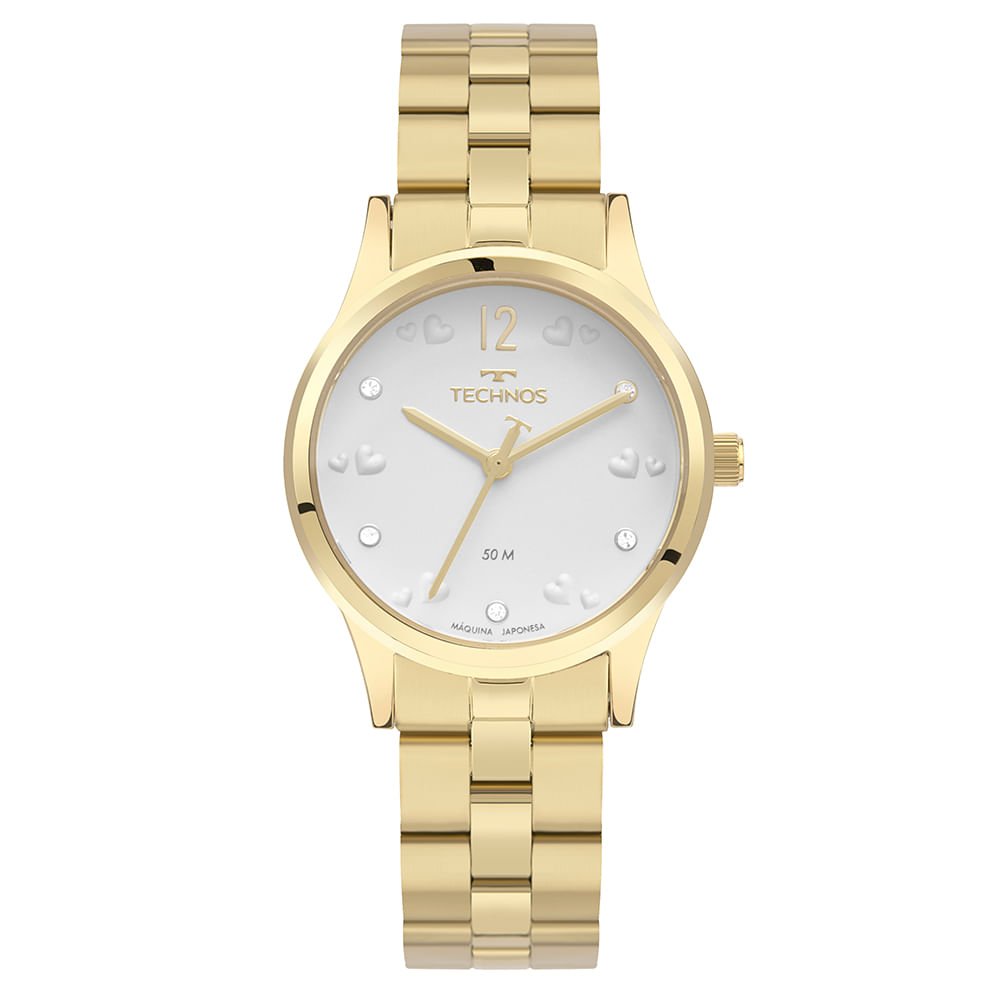 Relógio Technos Feminino Trend Dourado - 2036MTE/1K Dourado 1