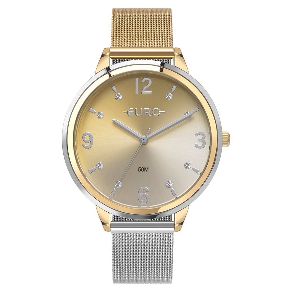 Relógio Euro Feminino Glitz Bicolor - EU2035YVQ/4K Multicores 1