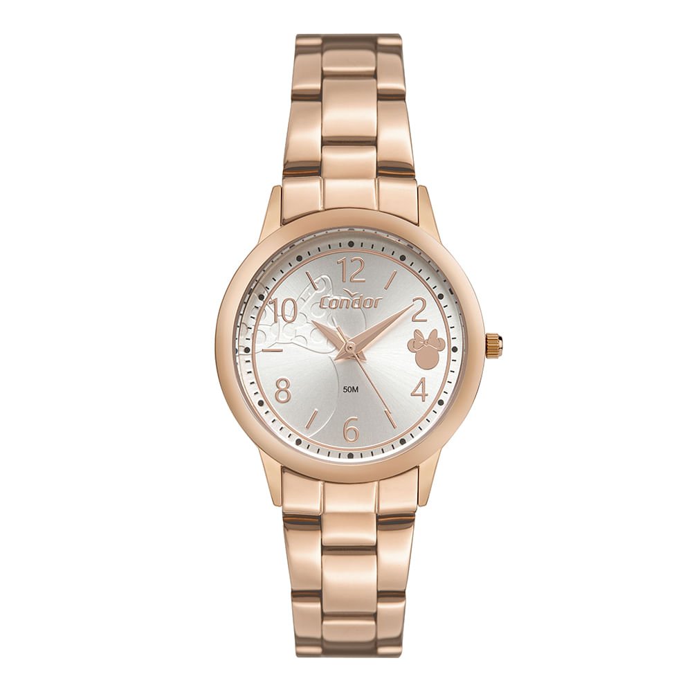 Relógio Condor Feminino Disney Minnie Rosé - CO2035NGO/I4K