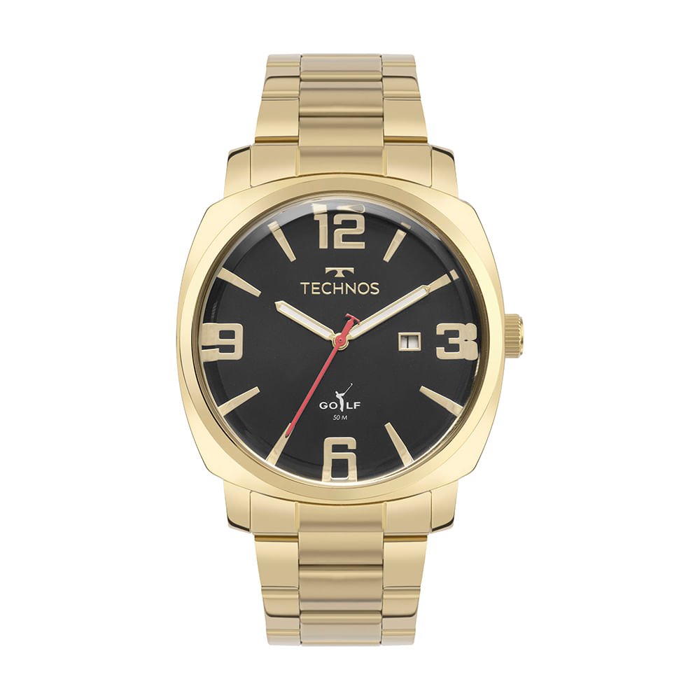 Relógio Technos Masculino Golf Dourado - 2115TXD/1P Dourado 1