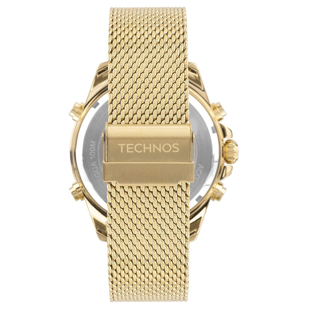 Relógio Technos Masculino Digitech Dourado - W23721AAE/1A Dourado 3