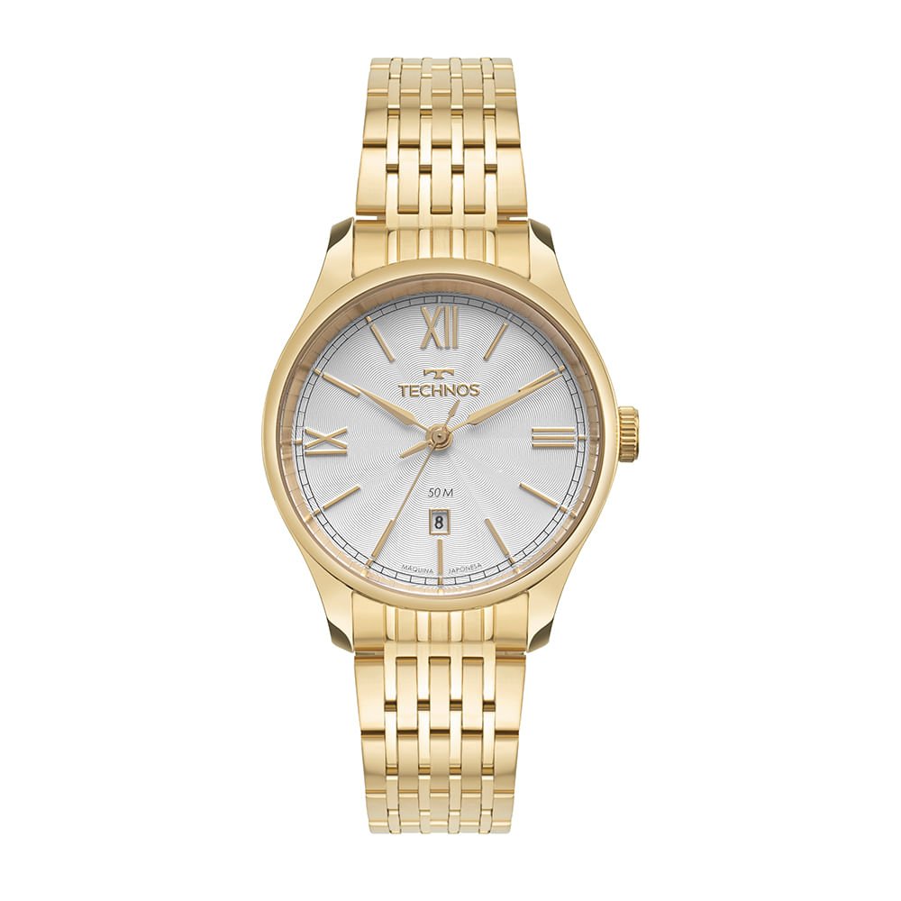 Relógio Technos Masculino Executive Dourado - 2115TWZ/1K Dourado 1