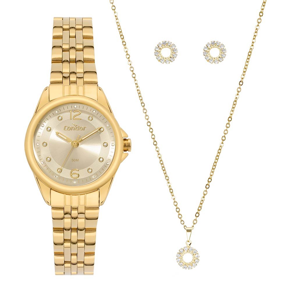 Kit Condor Feminino Dia A Dia Dourado - CO2035NAP/K4X Dourado 1
