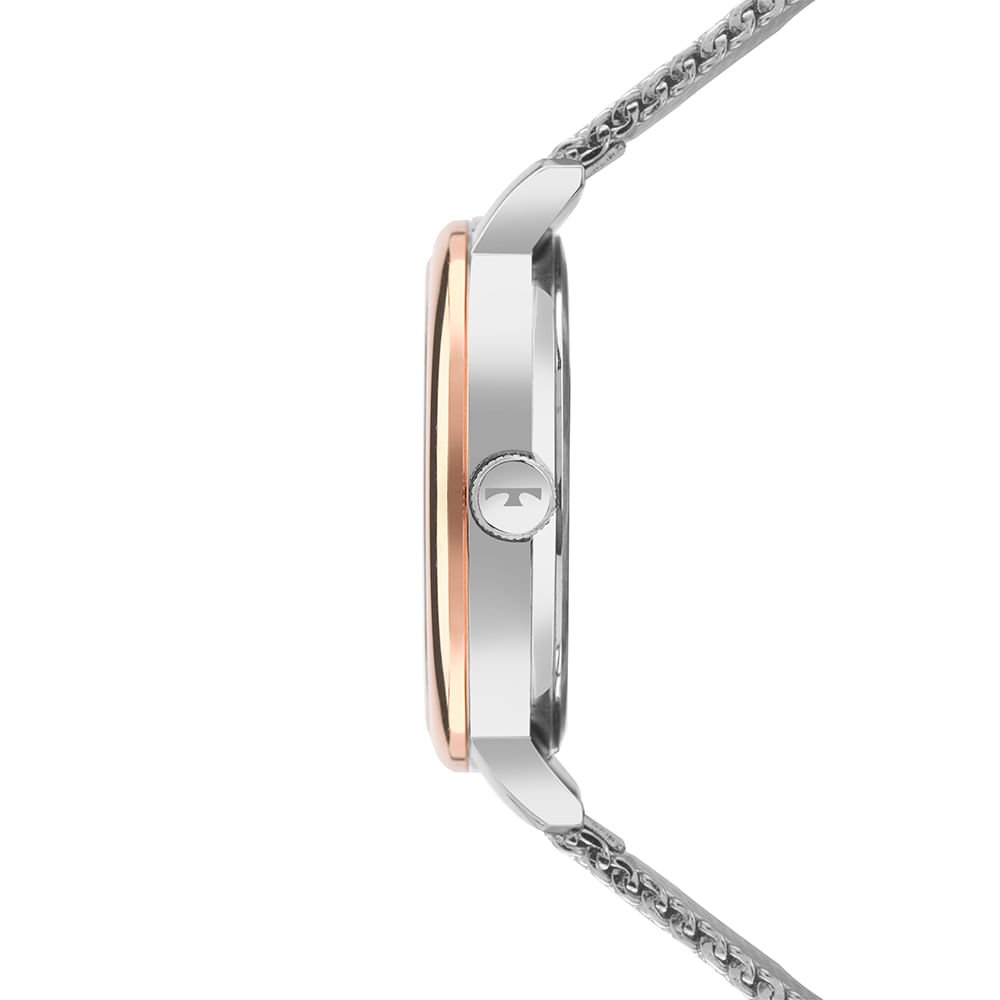 Relógio Technos Feminino Style Bicolor - 2036MSI/1E Prata 2