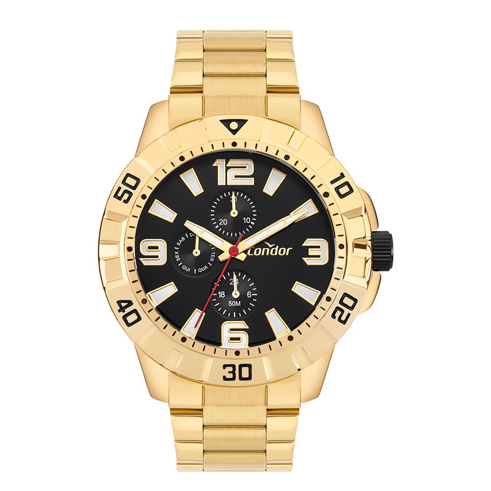 Relógio Condor Masculino Civic Dourado - CO6P27AA/4P Dourado 1